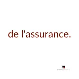 De l'assurance