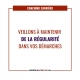 Visuel avec le texte "Veillons à maintenir de la régularité dans vos projets"
